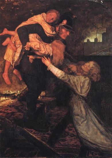 Sir John Everett Millais The Rescue France oil painting art